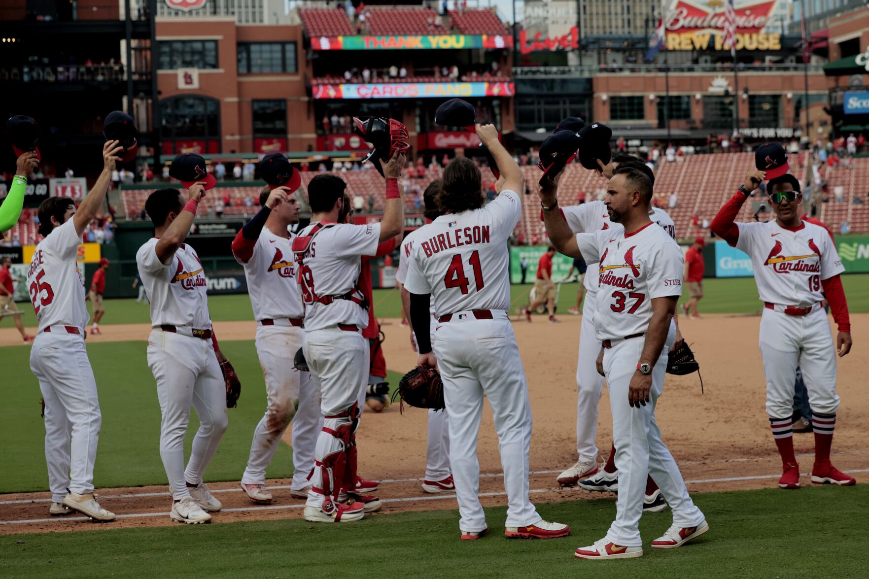 Cardinals host Brewers Sunday